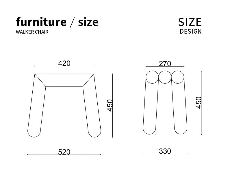 Katy stool - sidetable